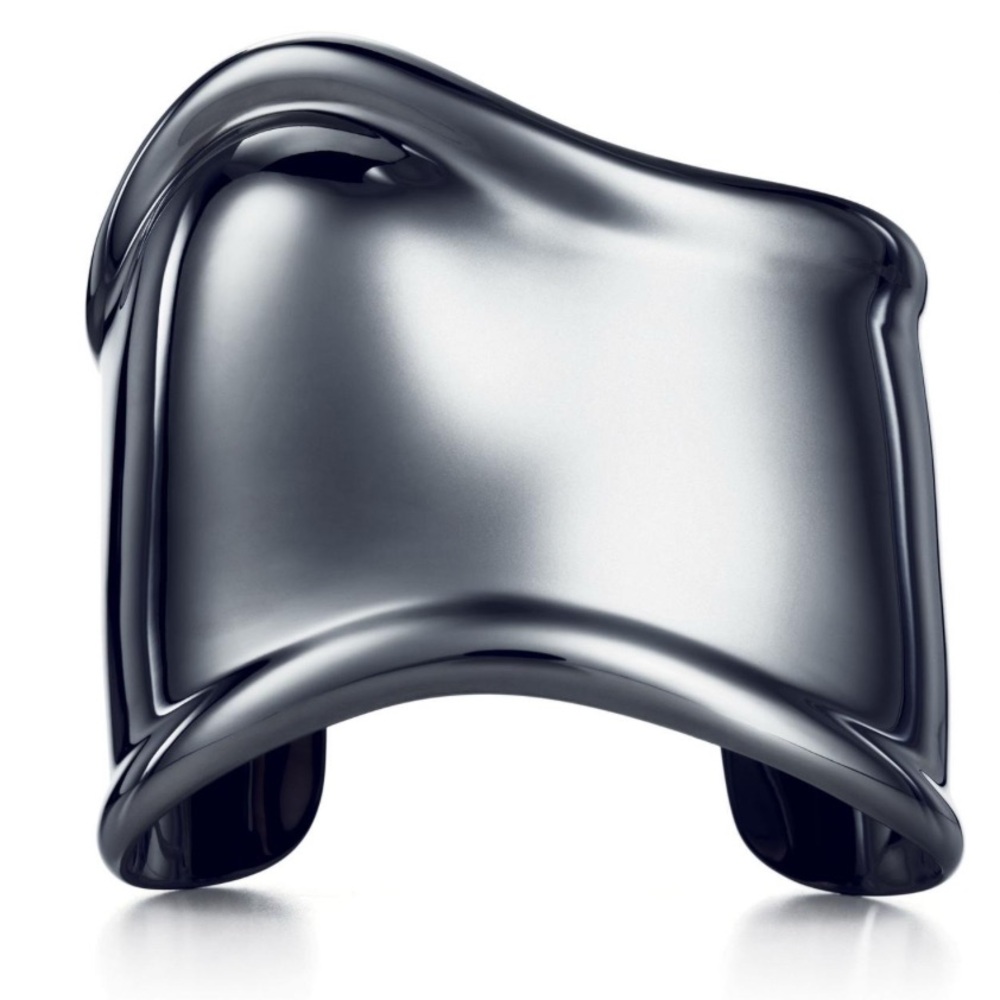 Tiffany & Co. Elsa Peretti Bone Cuff Ruthenium Charcoal